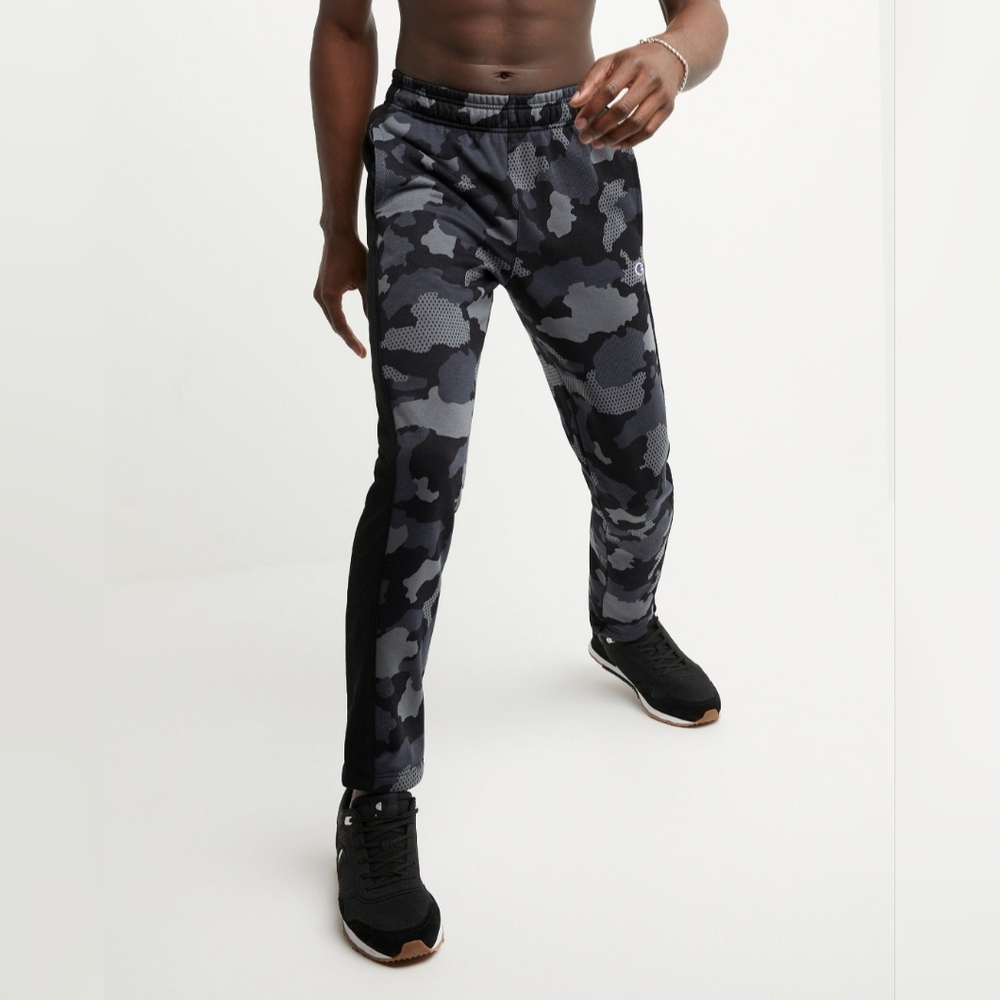 CHAMPION Men's Urban Pursuits Camo Pattern Fleece Drawstring Sweatpants - Picture 2 of 9